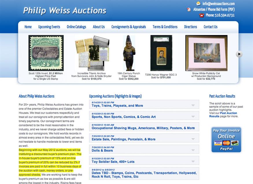 Philip Weiss Auctions